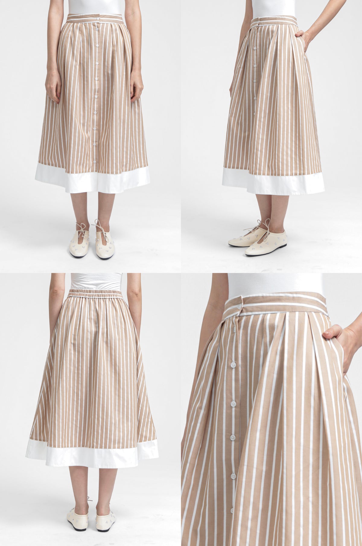 Brown Striped Luomo