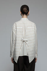 Brown Striped Monday Shirt