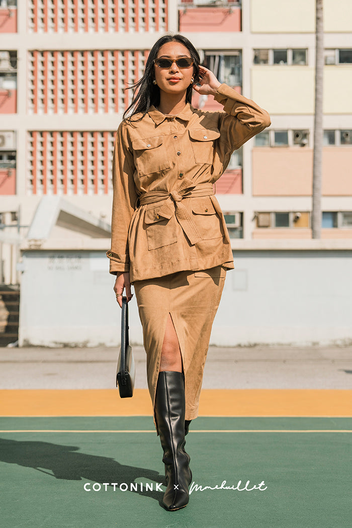 Camel Suede Bogna