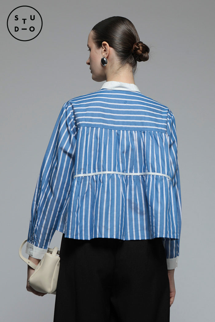 Navy Striped Still