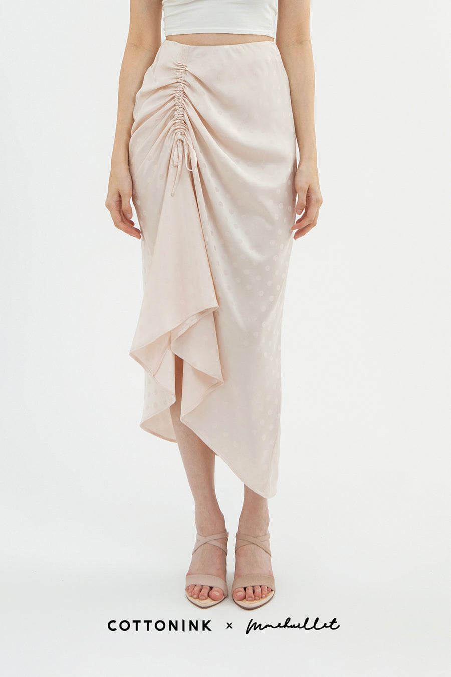 Beige Polka Garbo