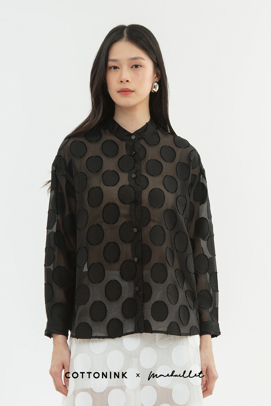 Black Polka Cherie