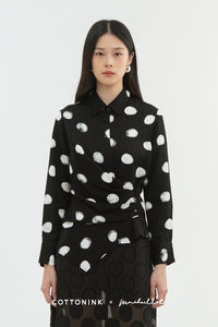 Black Polka Tarte