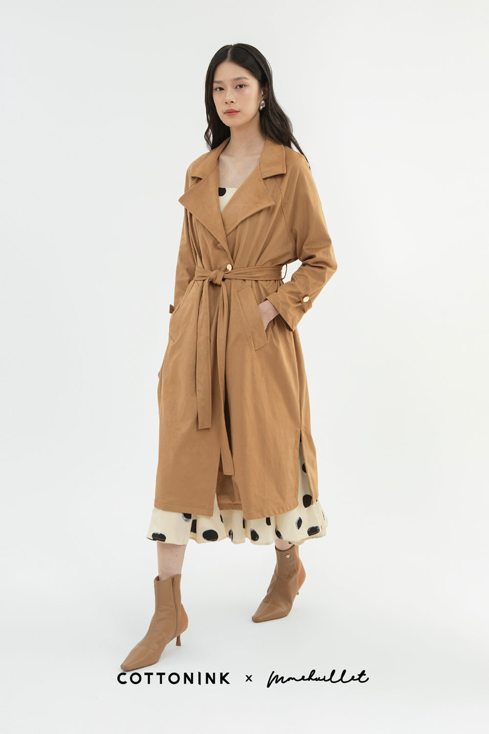 Camel Suede Tatin
