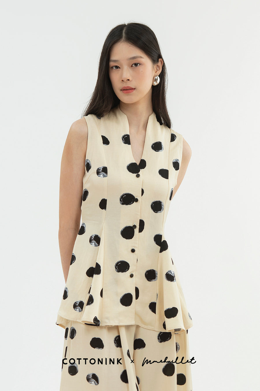 Cream Polka Oceane