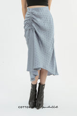 Light Blue Polka Garbo