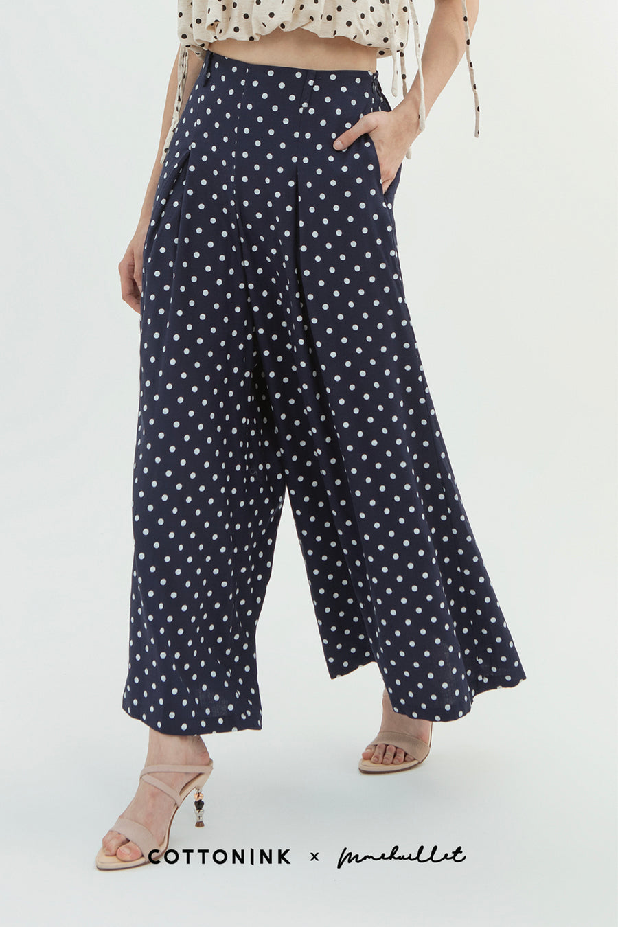 Linen Polka Plume