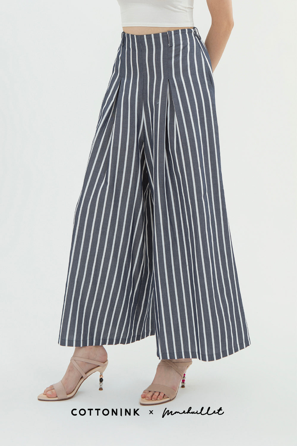 Navy Striped Citron