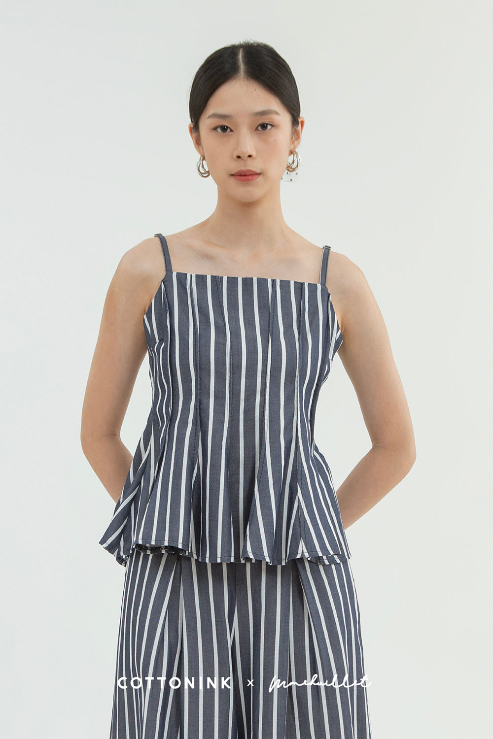 Navy Striped Dariole