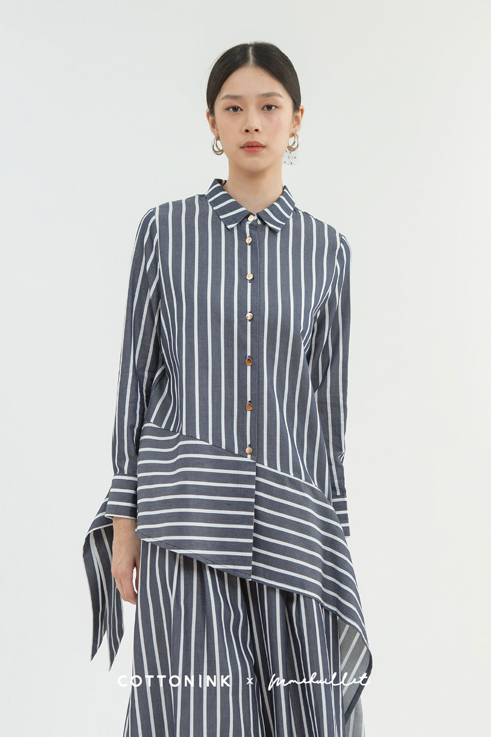 Navy Striped Lyon
