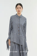 Navy Striped Lyon