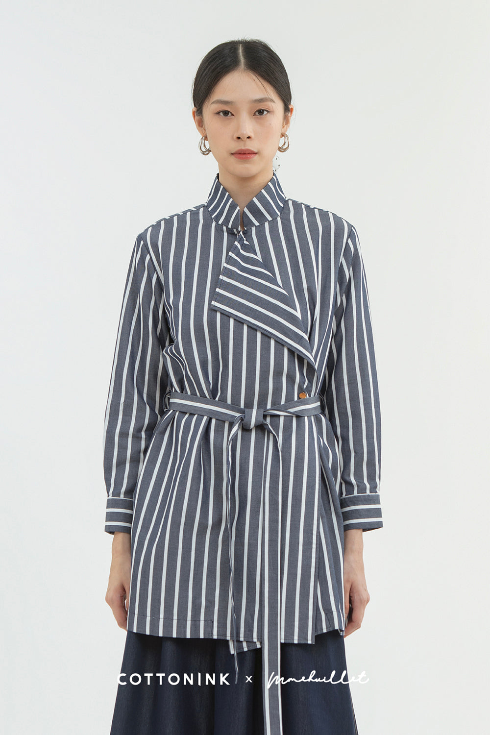 Navy Striped Marjolaine