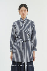 Navy Striped Marjolaine