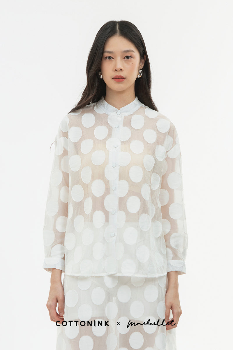 Off-white Polka Cherie