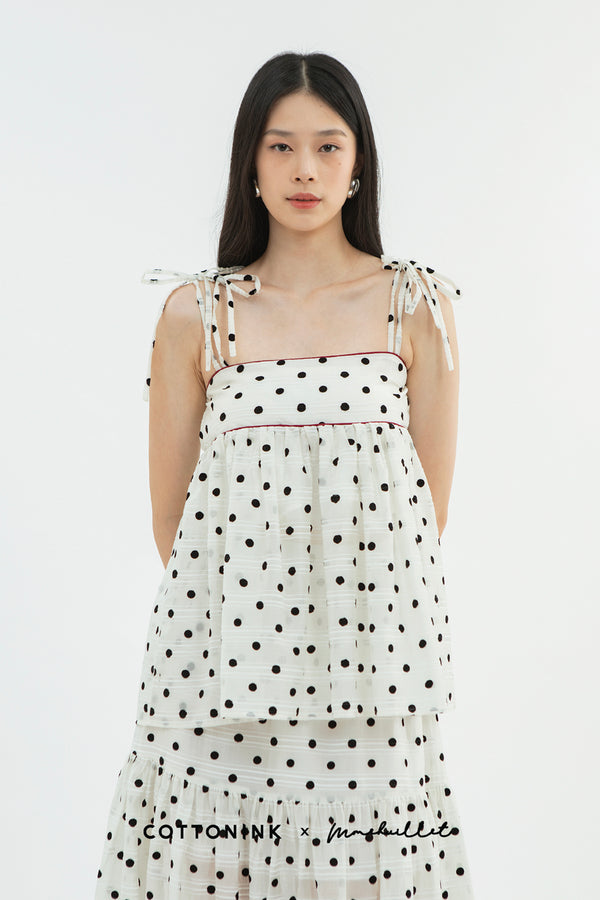 Off-white Polka Mousse