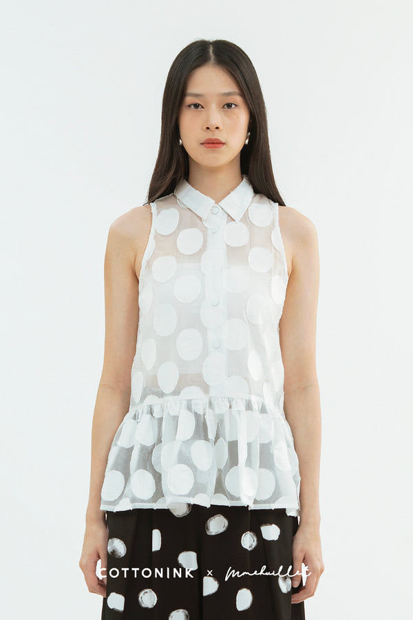 Off-white Polka Thalie