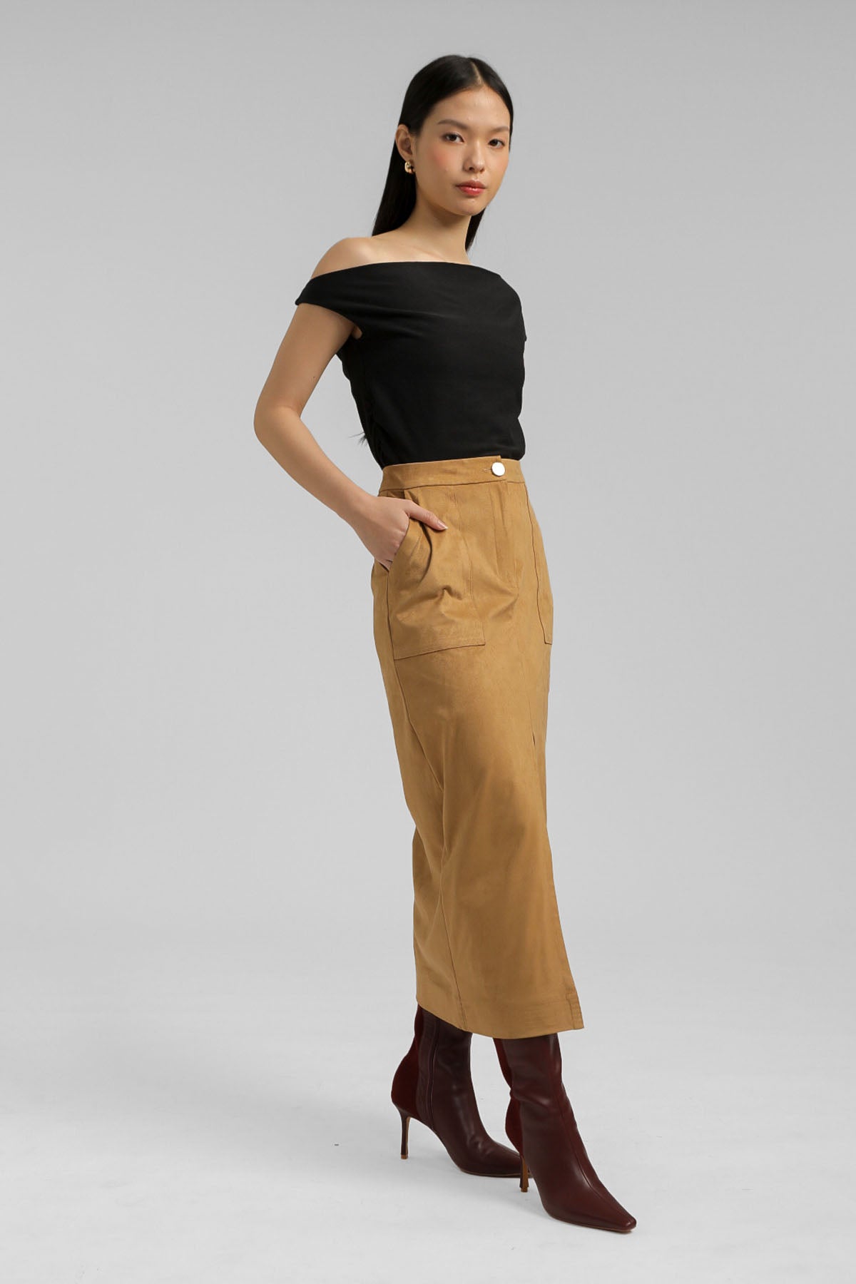 Camel Suede Bogna