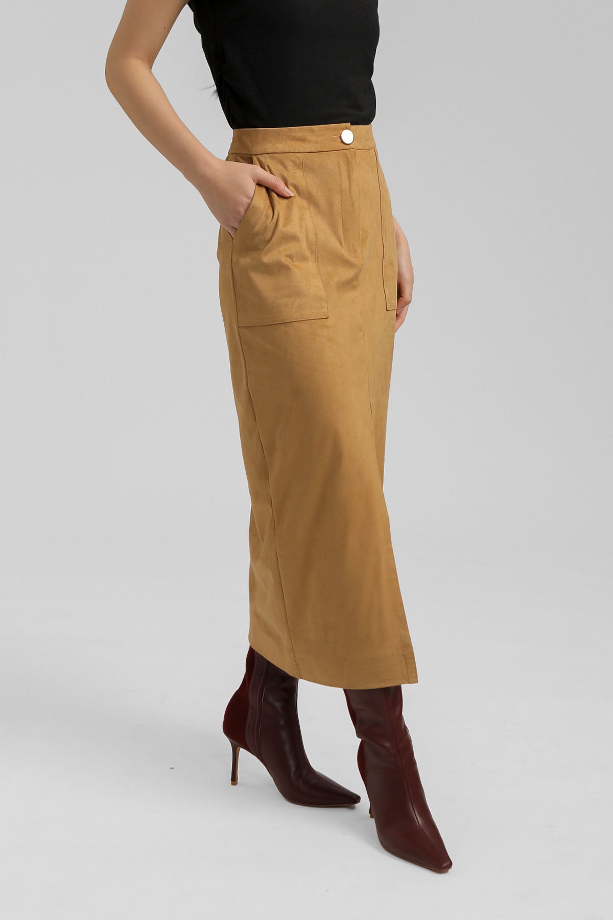 Camel Suede Bogna