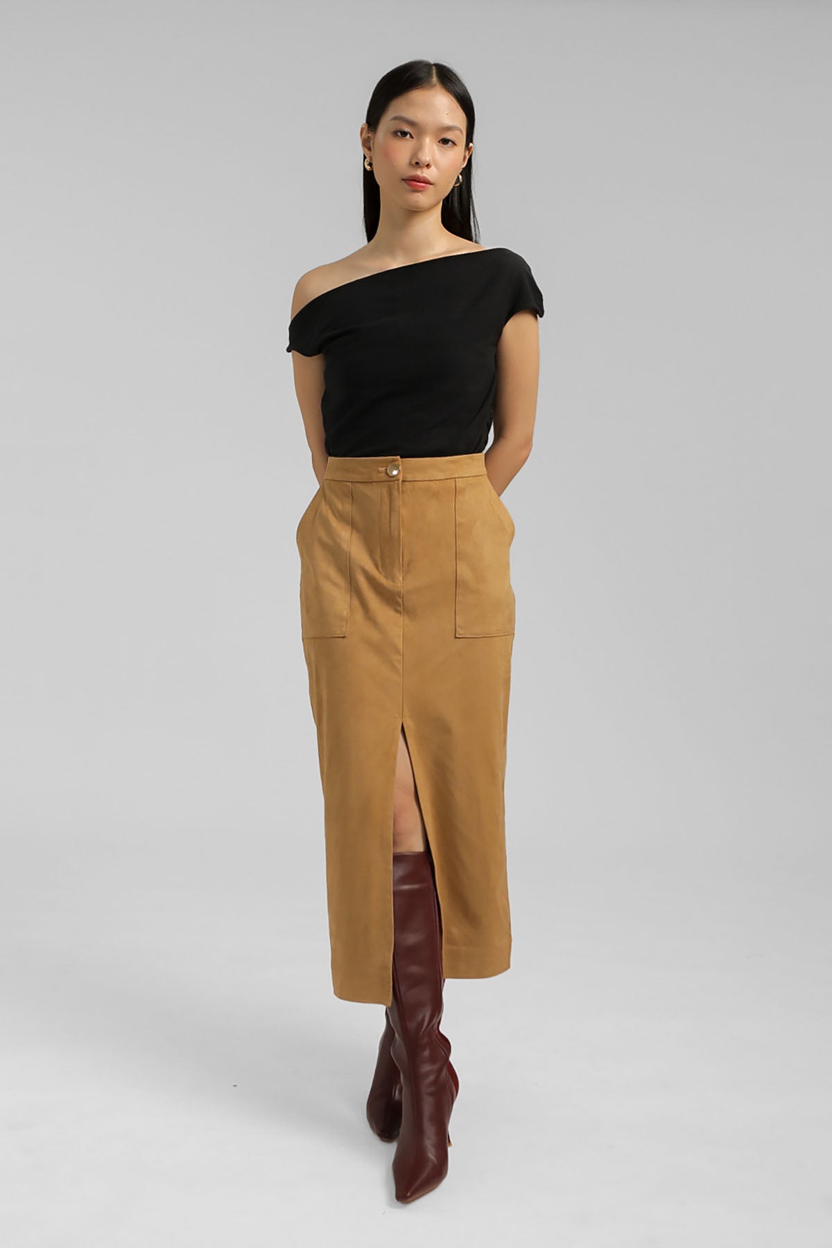 Camel Suede Bogna