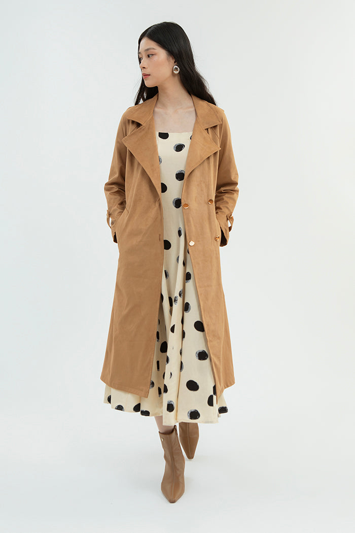 Camel Suede Tatin
