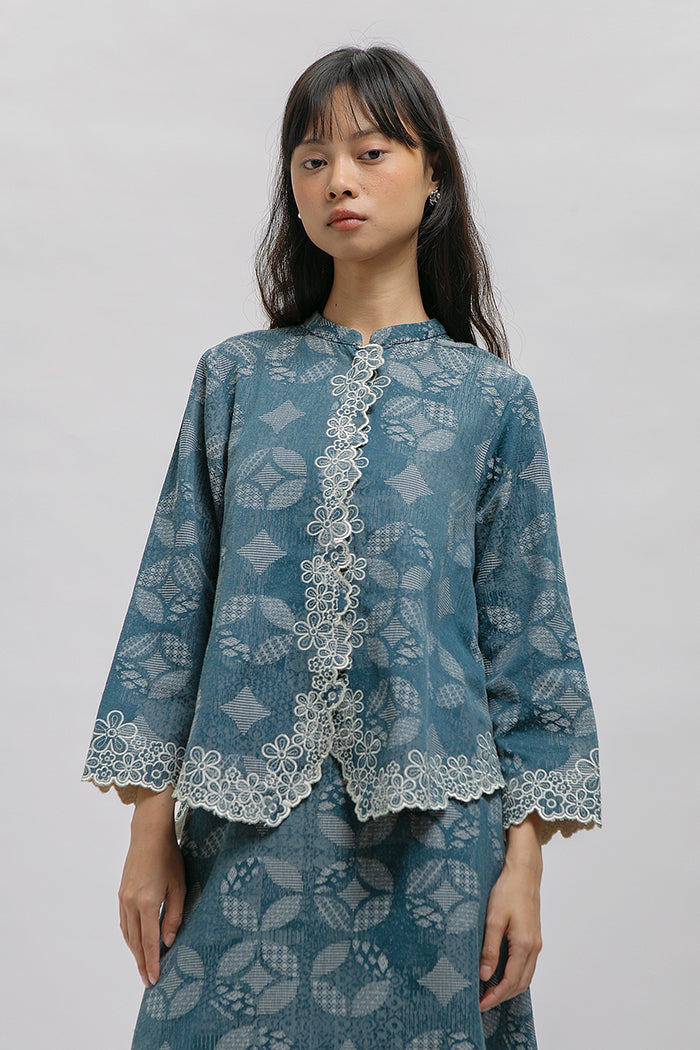 Candrani Kawung Biru Laut