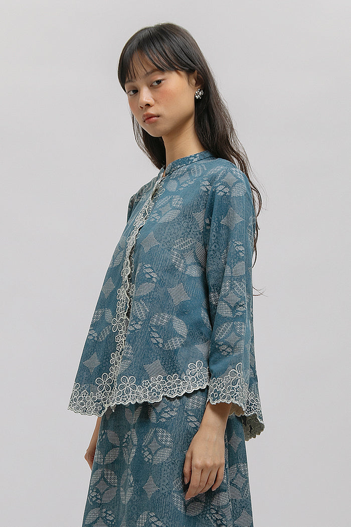 Candrani Kawung Biru Laut