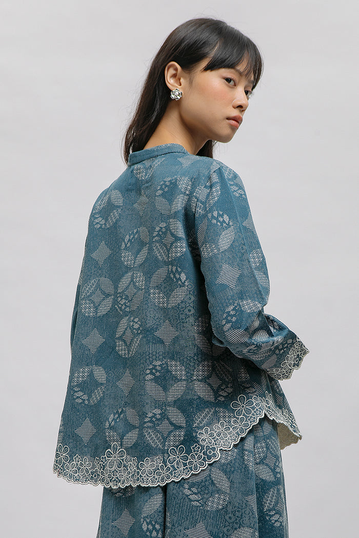 Candrani Kawung Biru Laut