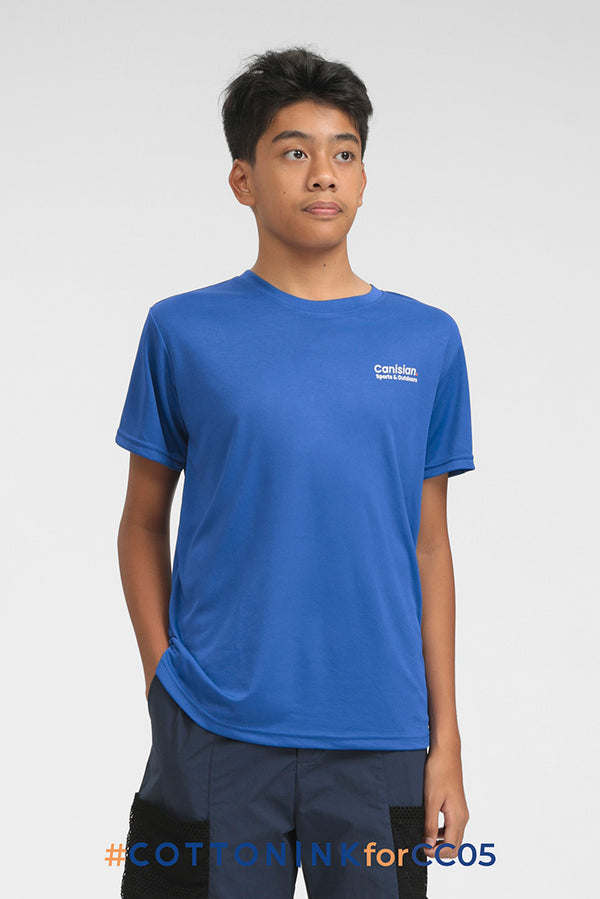 Canisian Navy Athletic Dry-fit Tee
