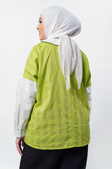 Syaline Hijab - Colbi Shirt Off-White