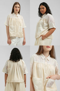 Cream Tencel Blanca - Defect Sale