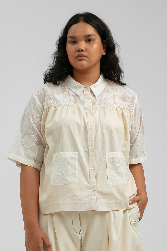 Cream Tencel Blanca - Defect Sale