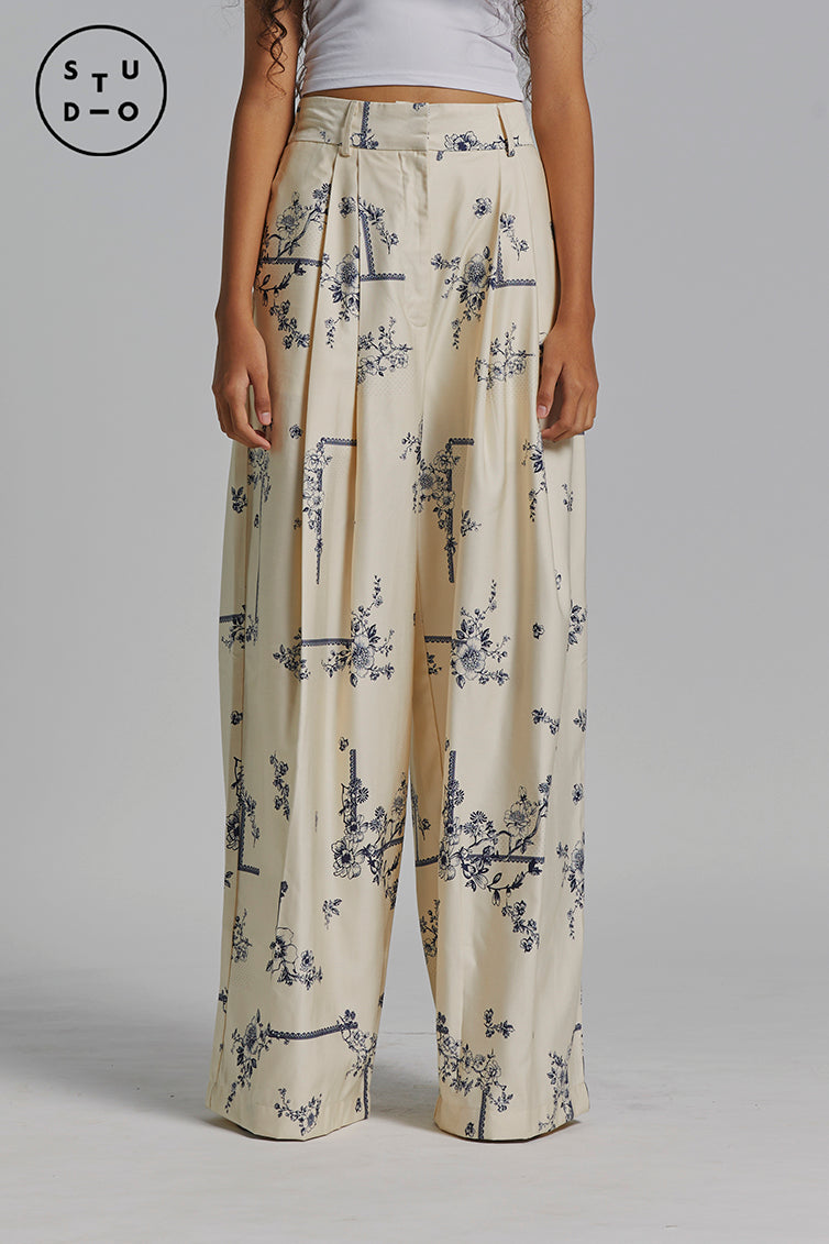 Cream Printed Bolin