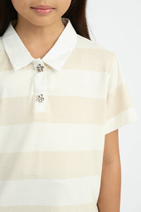 Cream Striped Eilir
