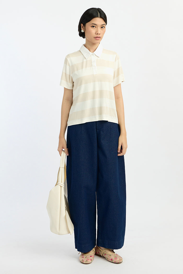 Cream Striped Porlan