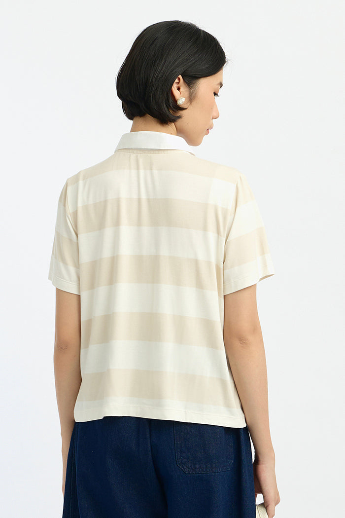 Cream Striped Porlan
