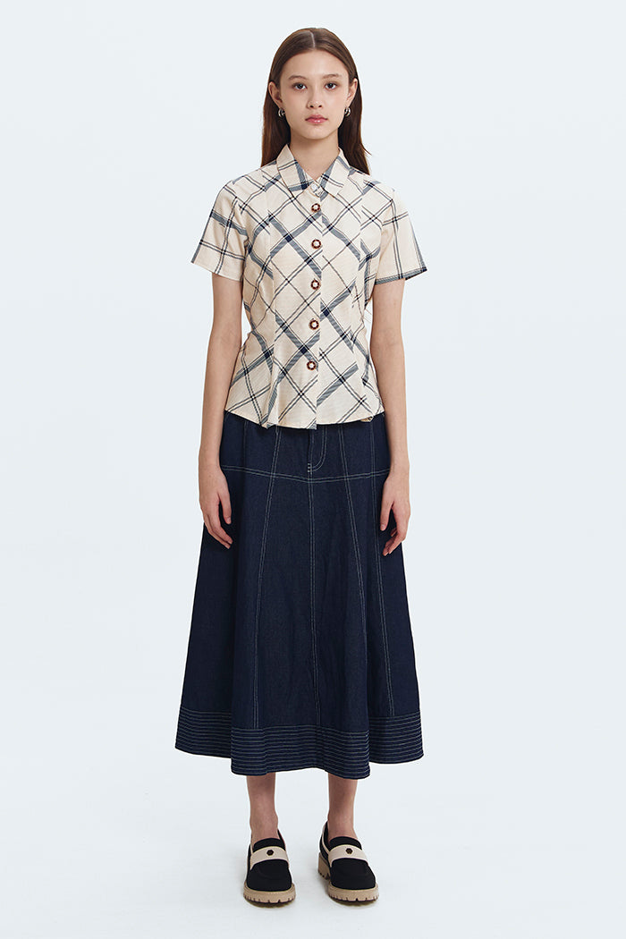 Cream Tartan Abbey