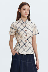 Cream Tartan Abbey
