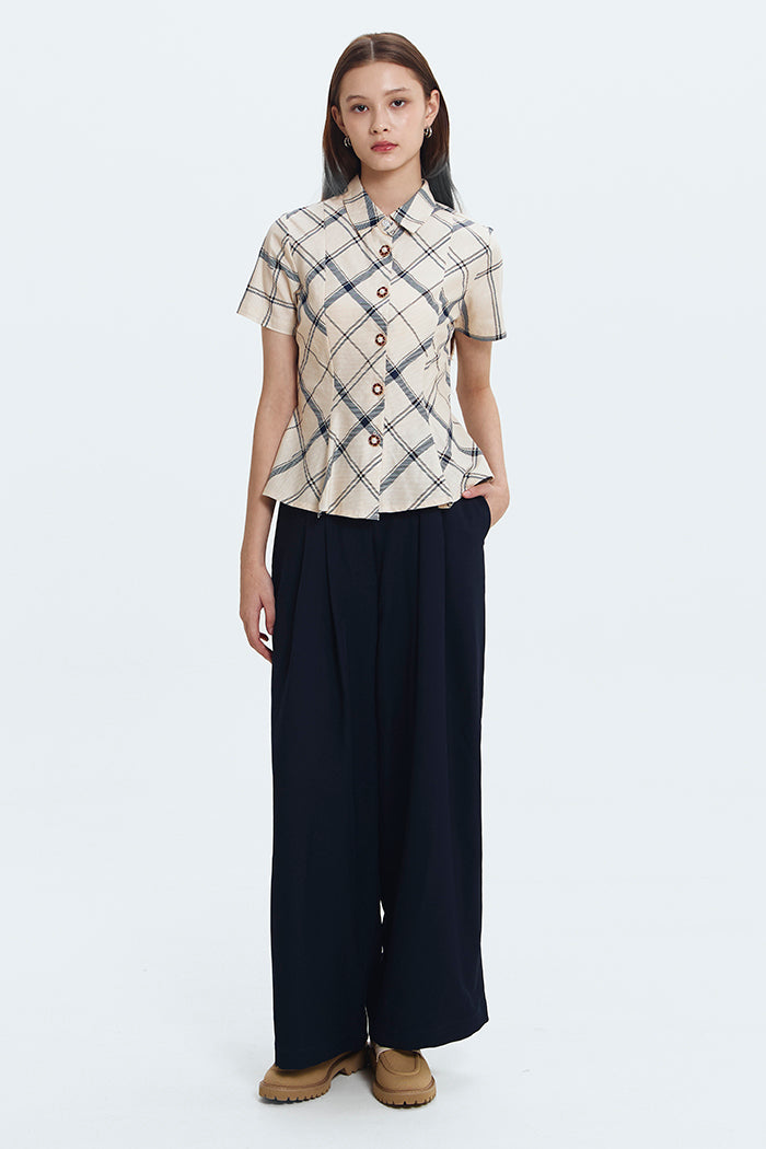 Cream Tartan Abbey