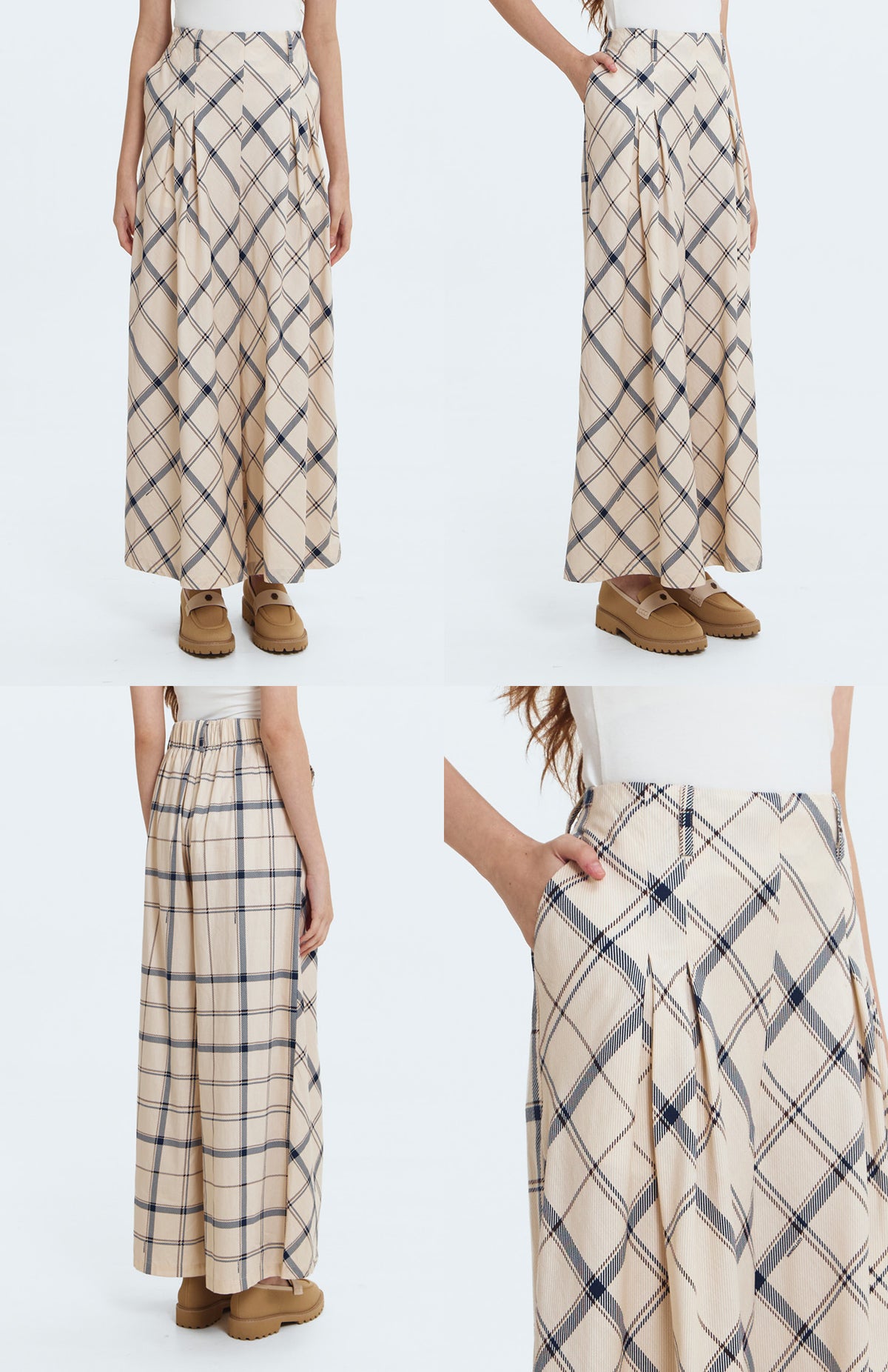 Cream Tartan Edin