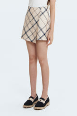 Cream Tartan Isadora