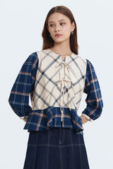 Cream Tartan Karila