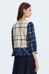 Cream Tartan Karila