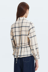 Cream Tartan Larissa