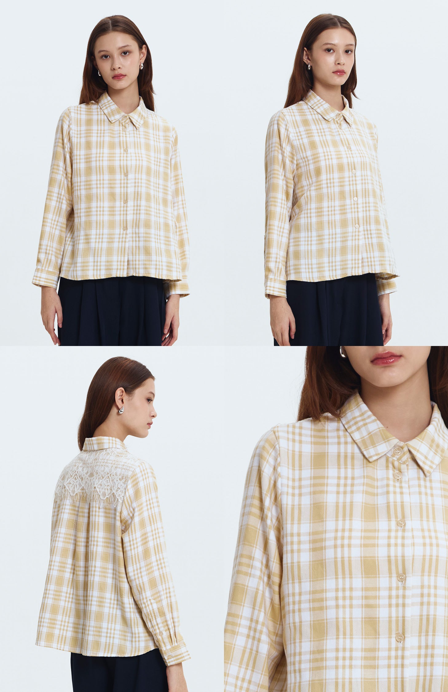Cream Tartan Merel