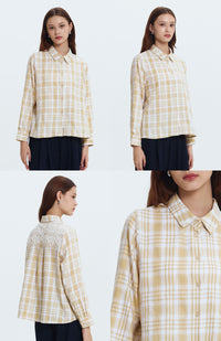 Cream Tartan Merel