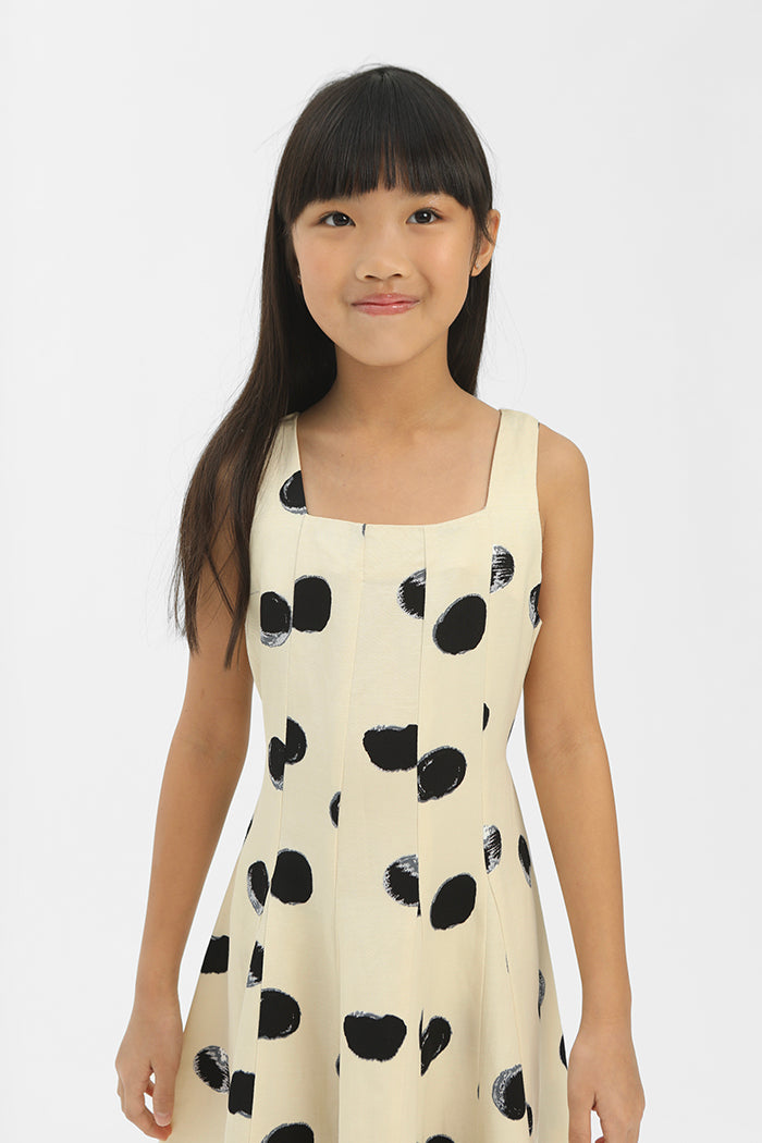 Cream Polka Mael