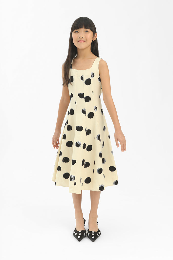 Cream Polka Mael