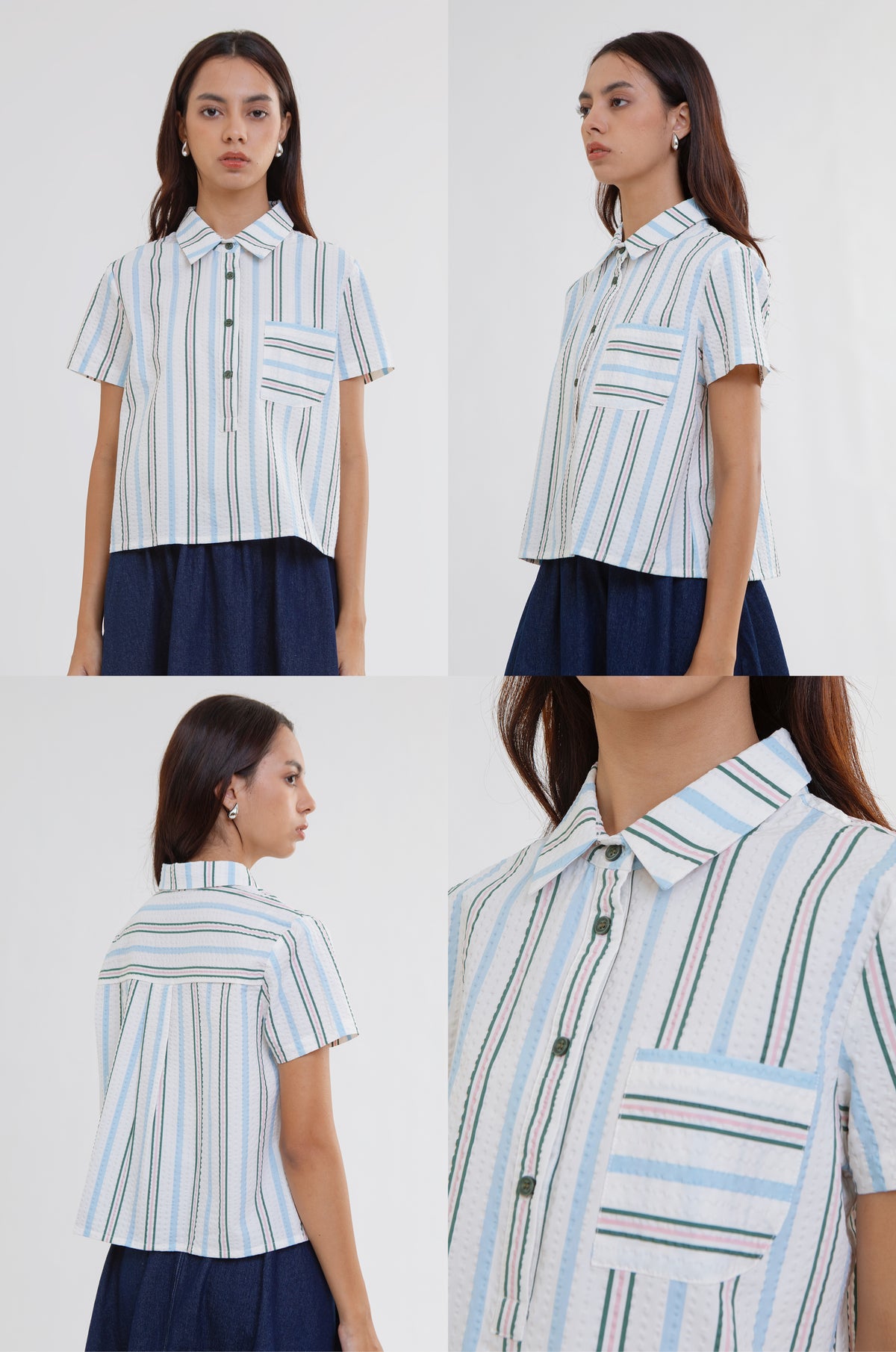 Cream Striped Aliki