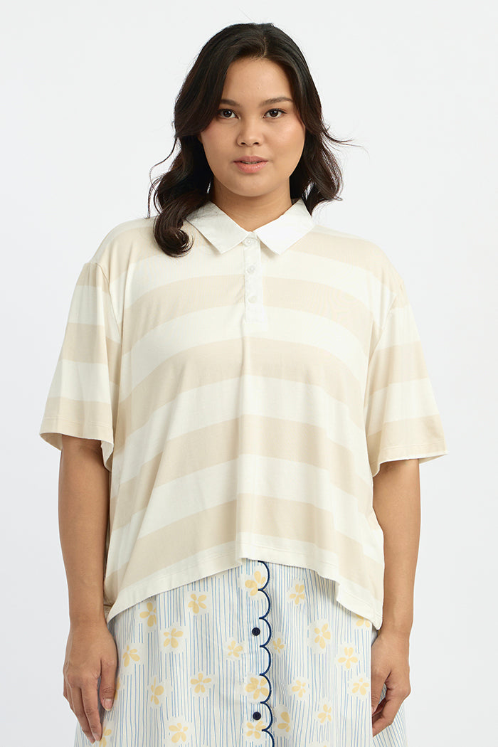 Cream Striped Porlan