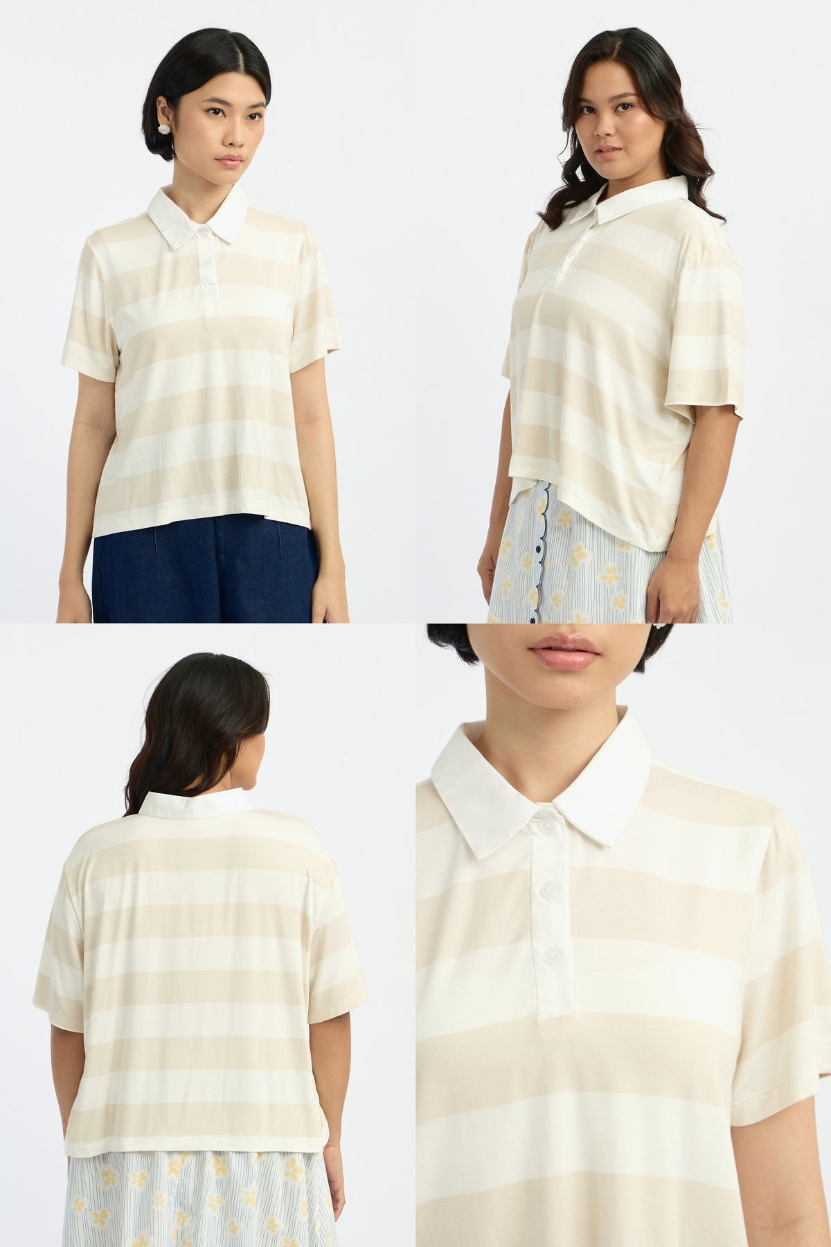 Cream Striped Porlan
